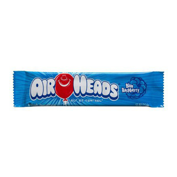 Airheads Blue Raspberry - Caramella Gommosa al Lampone Blu - 15,6g