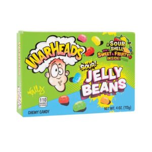 WARHEADS SOUR JELLY BEANS BOX 113g