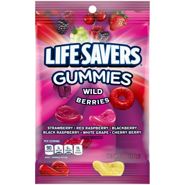 life savers gummies wild berries 198g