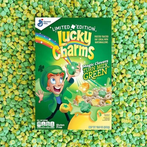 LUCKY CHARMS GREEN CLOVERS 297g
