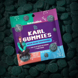 mr beast feastables karl gummies Sour Blue Raspberry 50g