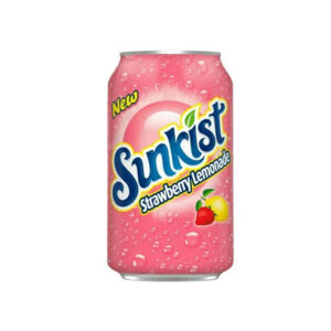 Sunkist Strawberry Lemonade 355ml
