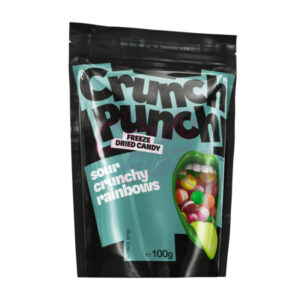 Crunch Punch Sour Crunchy Rainbows 100g