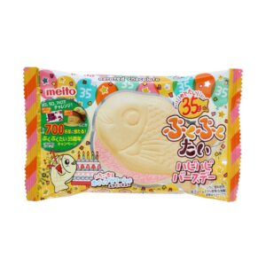 Meito Pukupuku Tai Monaka Fish Shape Strawberry Cake Flavor 16.5g