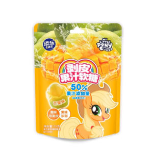 Tim lok Cartoon king My Little Pony Edition Mango Peelable Gummies 75g