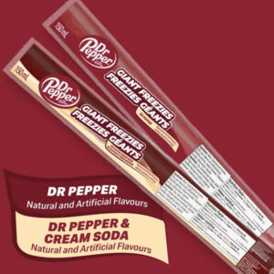Dr Pepper Cream Soda Giant Freezer Pops 150ml