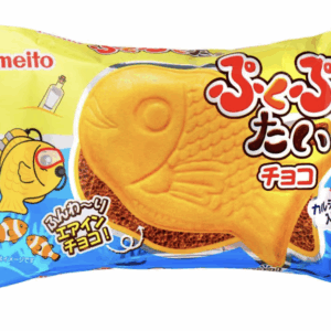 Meito Pukupuku Tai Monaka Fish Shape Chocolate Flavor 16.5g