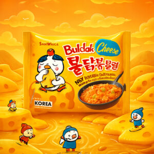 Buldak Cheese and Spicy Chicken Flavor Ramen 140g