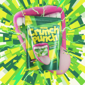 CRUNCH PUNCH LEMON LIME STARBALLS 100 GR