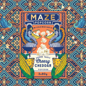 MAZE POPCORN CHEDDAR 240G
