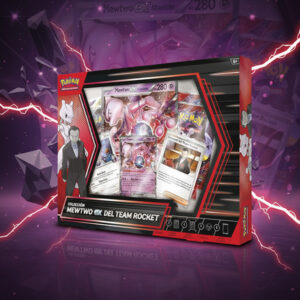 Blister Deck of Team Rocket's Mewtwo Ex Cards Together in Adventure Pokémon Spanish