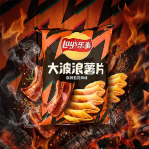 China Lays Waves Bacon Flavor 70g