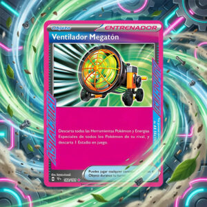 Pokemon Ventilador Megaton #182 Chispas Desatadas