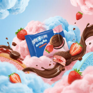 China Oreo Cakesters Strawberry 22g