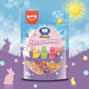 AMOS 4D GUMMY MIX EASTER Friends 65g