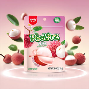 AMOS PEELERZ GUMMY LYCHEE 65g