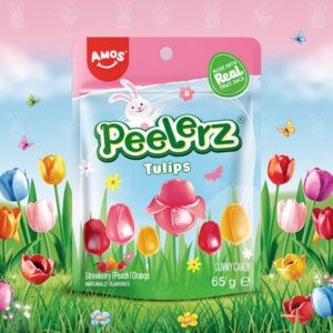 AMOS PEELERZ GUMMY TULIPS EASTER 65g