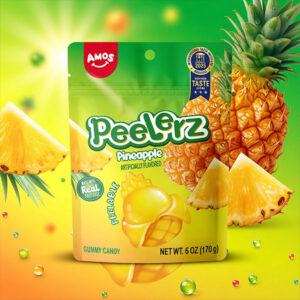 Amos Peelerz Gummy Pineapple 65g