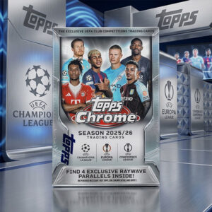 Topps Chrome UEFA Club Competitions 2025-2026 Value Box