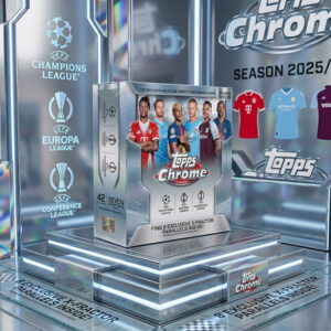 Topps Chrome UEFA Club Competitions 2025-2026 Mega Box