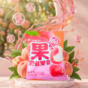 Orion Peach Fruit Gummies 60g