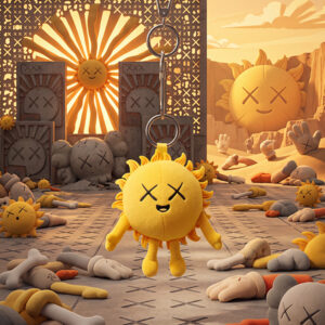 Uniqlo X Kaws Sun Plush Toy