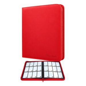 Ultra Pro 12 Pocket Zippered PRO-Binder (Red)